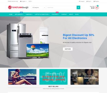 Mẫu website thương mại điện tử - WDTMDT - 13